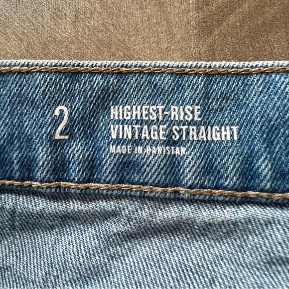 Women’s Ana Blue Jeans High Rise Vintage Straight Size 2 - Picture 6 of 11